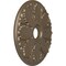 Ekena Millwork Milan Ceiling Medallion (Fits Canopies up to 4 5/8"), 24 1/2"OD x 3 1/2"ID x 1"P, Warm Silver CM24MIWSS - alternate 4